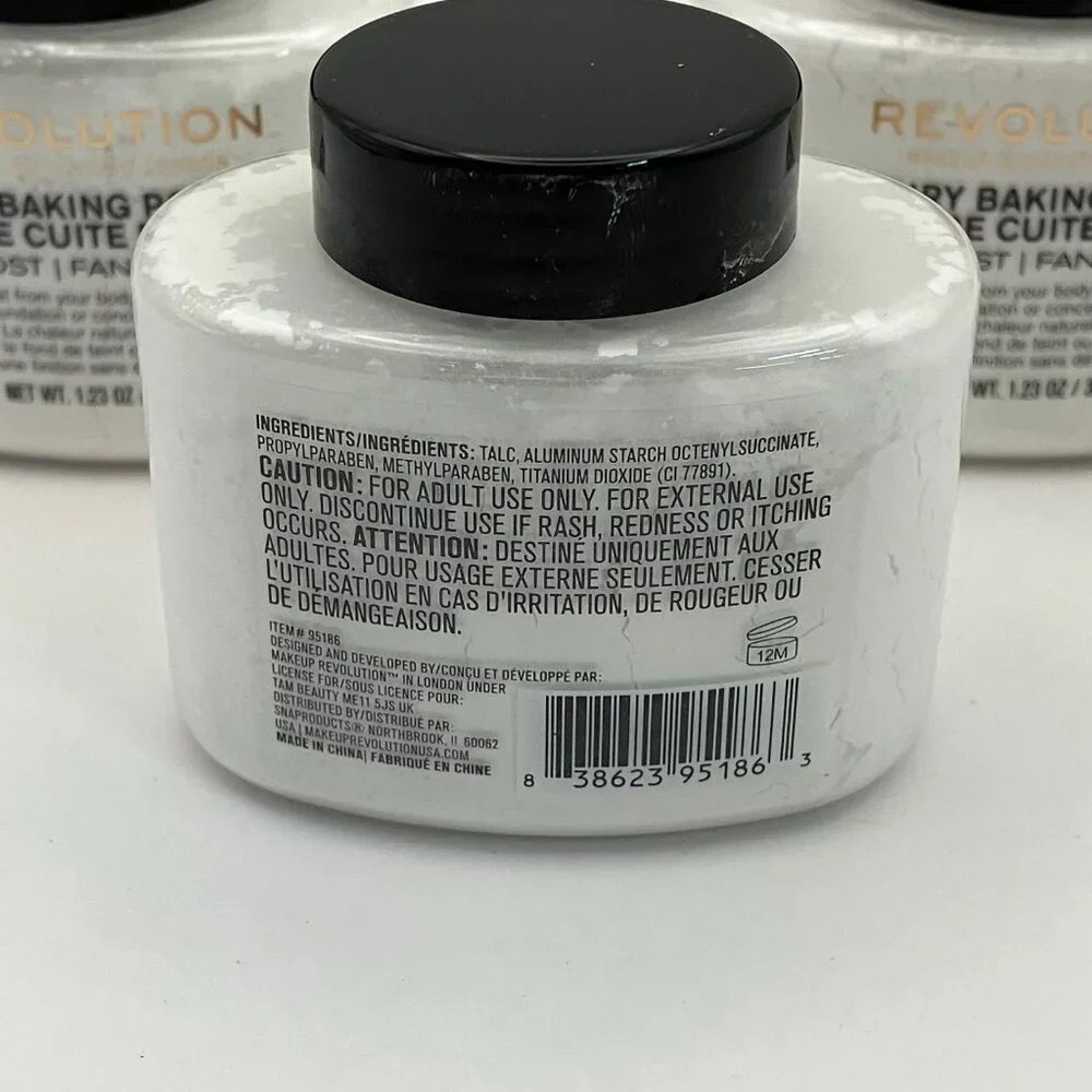 Makeup Revolution Ghost Fantome Luxury Baking Powder 1.23 oz Pack Of 3 Pieces